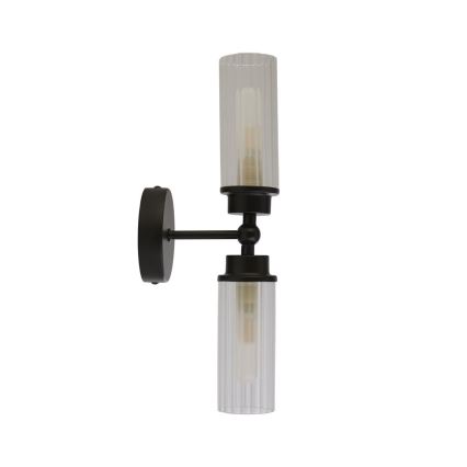 Searchlight - Aplique de parede IMPERIAL 2xG9/33W/230V preto