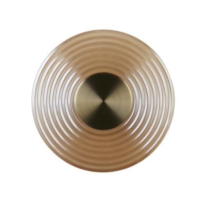 Searchlight - Aplique de parede LED regulável CLEO LED/9,4W/230V latão