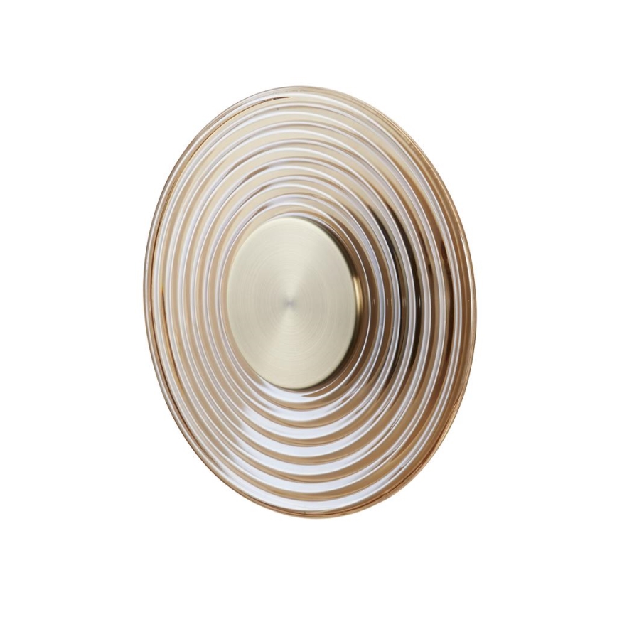 Searchlight - Aplique de parede LED regulável CLEO LED/9,4W/230V latão