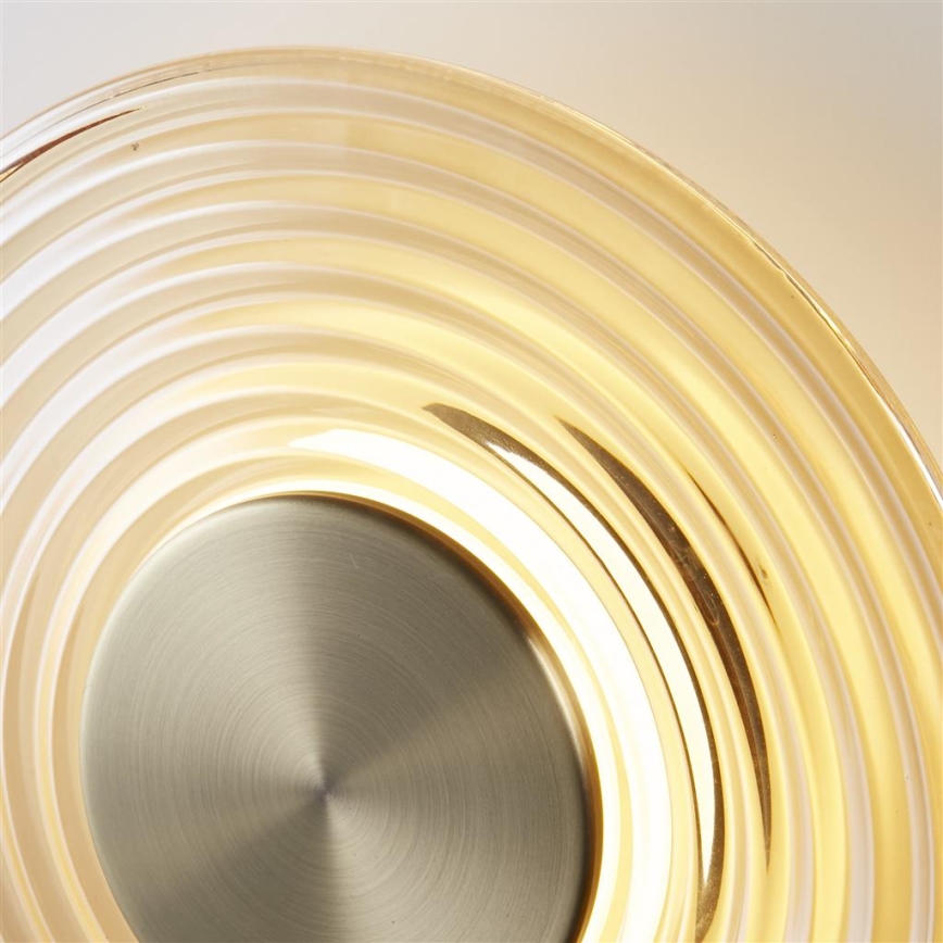 Searchlight - Aplique de parede LED regulável CLEO LED/9,4W/230V latão