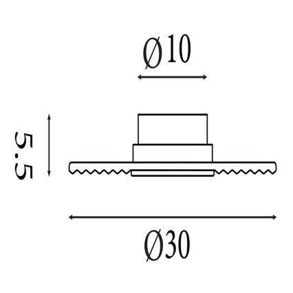 Searchlight - Aplique de parede LED dimerizável CLEO LED/9,4W/230V preto