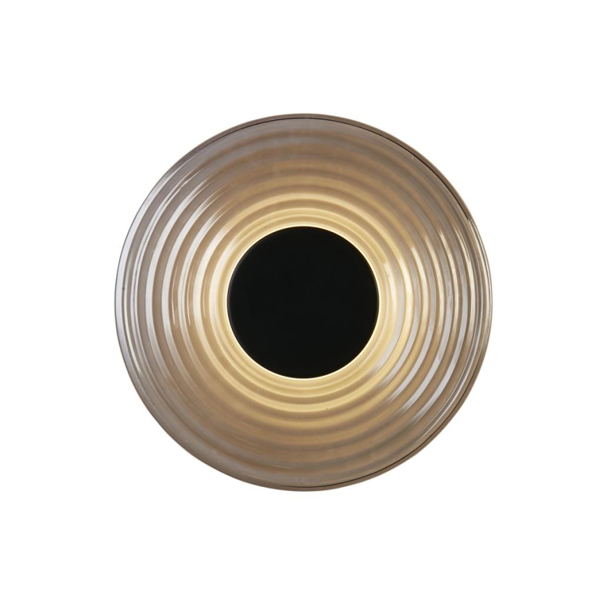 Searchlight - Aplique de parede LED dimerizável CLEO LED/9,4W/230V, cor fumê