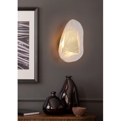 Searchlight - Aplique de Parede LED DESTINY LED/8W/230V latão