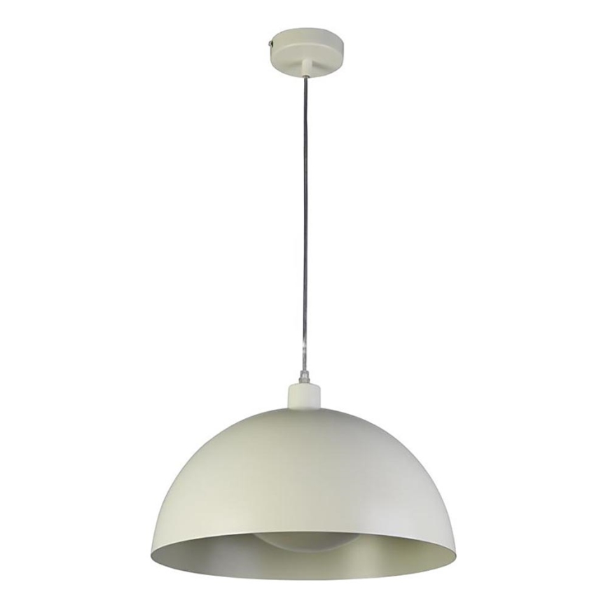 Searchlight - Lustre suspenso em cabo MARS 1xE27/60W/230V Ø 25 cm creme