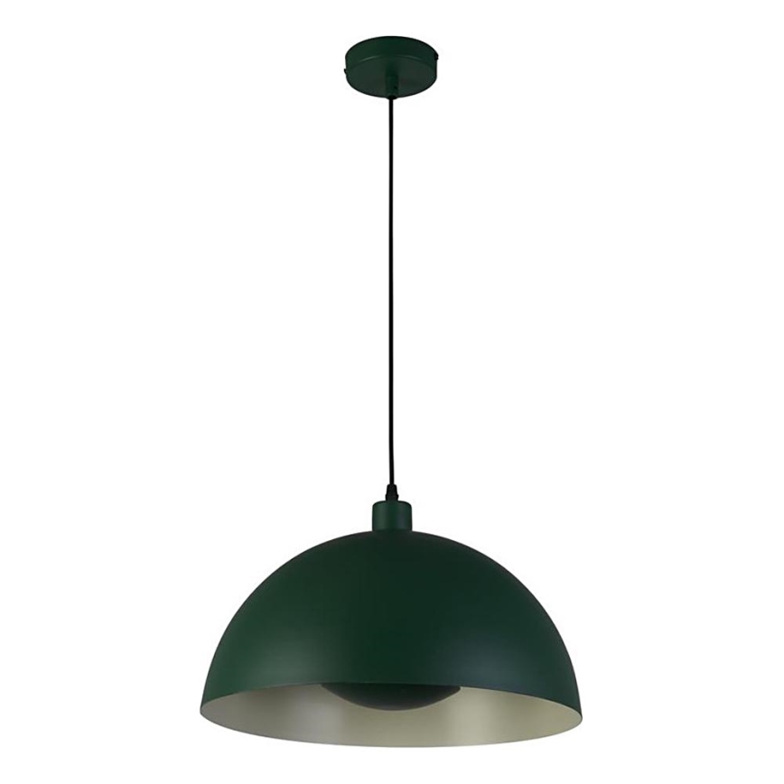 Searchlight - Lustre suspenso em cabo MARS 1xE27/60W/230V diâmetro 25 cm verde