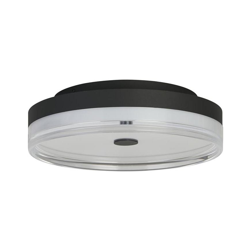 Searchlight - Candeeiro de tecto LED CYPRUS LED/21W/230V, Ø 30 cm, preto