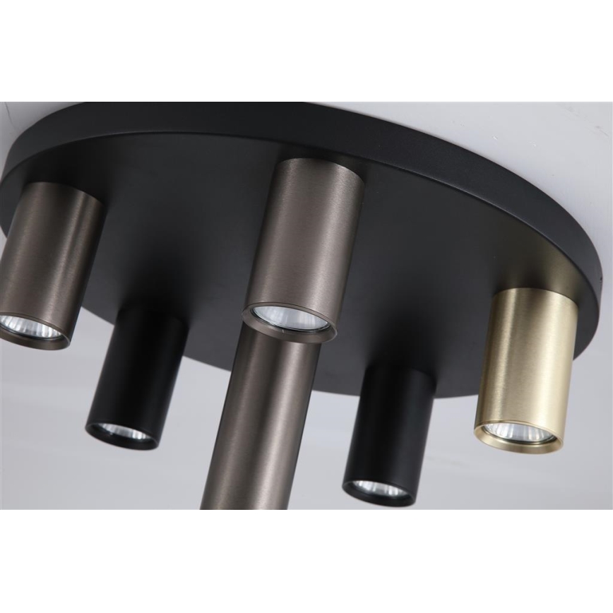 Searchlight - Candeeiro de teto TUBES 6xGU10/10W/230V, diâmetro 40 cm