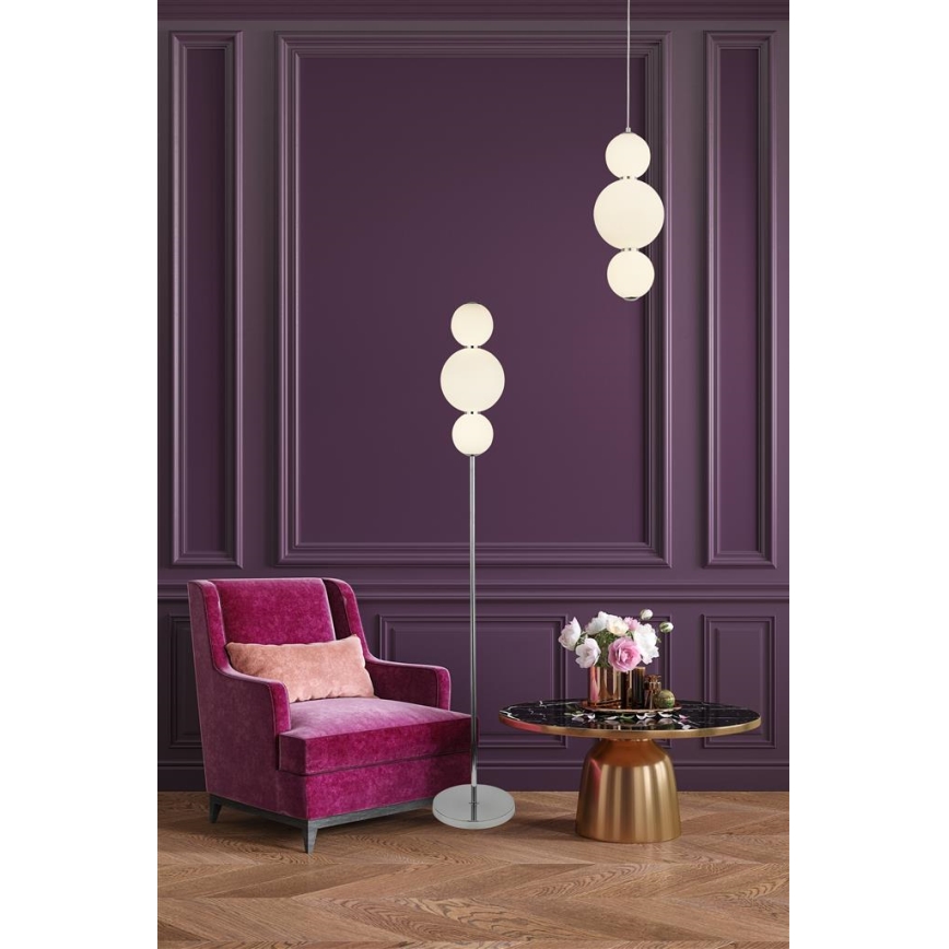 Searchlight - Candelabro suspenso LED SNOWBALL LED/18W/230V