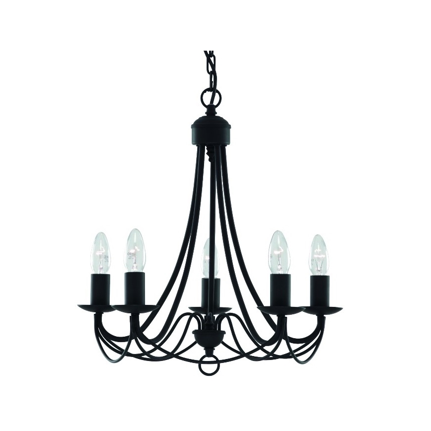 Searchlight - Candelabro numa corrente MAYOPLE 5xE14/60W/230V