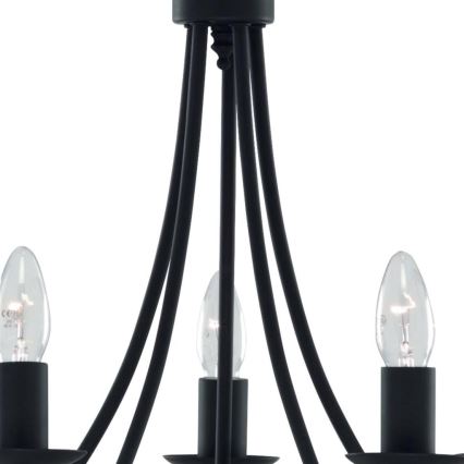 Searchlight - Candelabro numa corrente MAYOPLE 5xE14/60W/230V