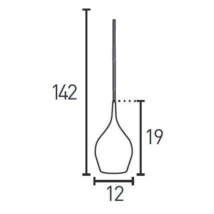 Searchlight - Candeeiro suspenso VIBRANT 1xE14/60W/230V metálico rosa