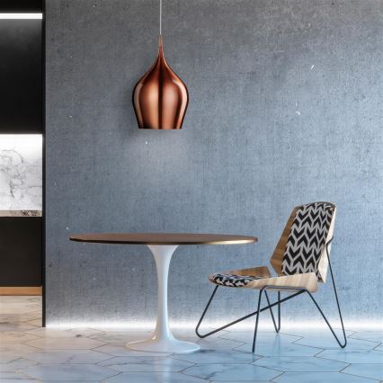 Searchlight - Candelabro num fio VIBRANT 1xE27/60W/230V cobre