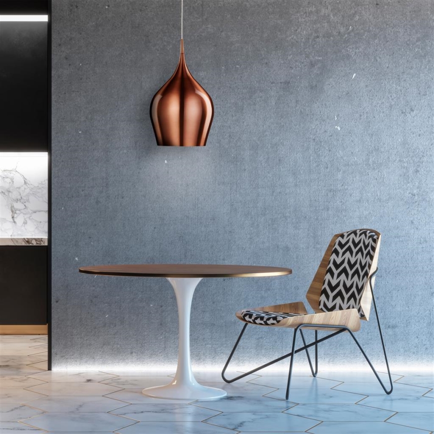 Searchlight - Candelabro num fio VIBRANT 1xE27/60W/230V cobre