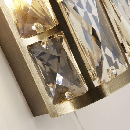 Searchlight - Iluminação de parede BIJOU 2xE27/60W/230V latão