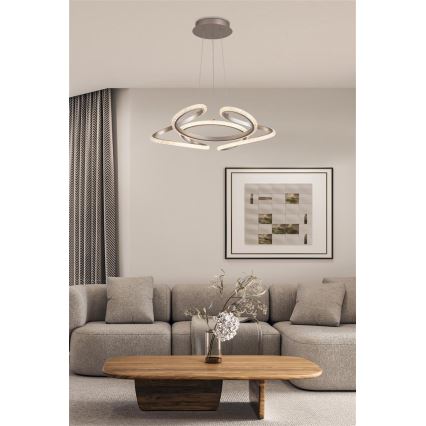 Searchlight - Lustre LED dimerizável em cabo DOODLE LED/40W/230V latão
