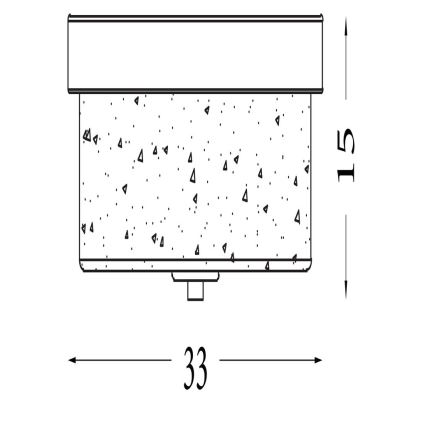 Searchlight - Candeeiro de teto para casa de banho PRESTON 2xE27/60W/230V IP44 pr. 33 cm prateado