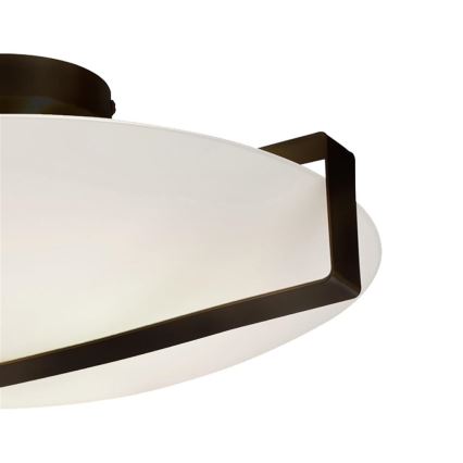 Searchlight - Candeeiro de teto SUNDIAL 3xE27/40W/230V preto