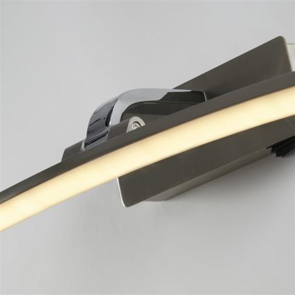 Searchlight - Luz LED para quadros SANTORINI LED/10,88W/230V prata