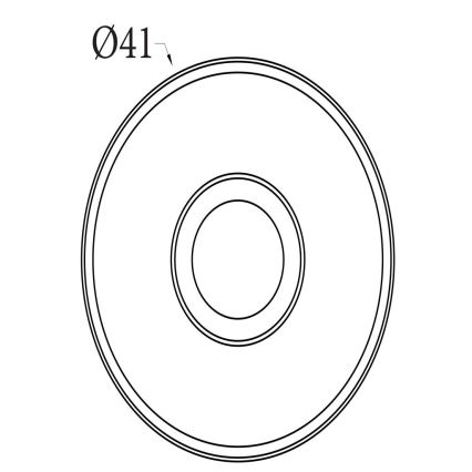 Searchlight - Candeeiro de teto LED regulável LUMADISC LED/20W/230V Ø 41 cm