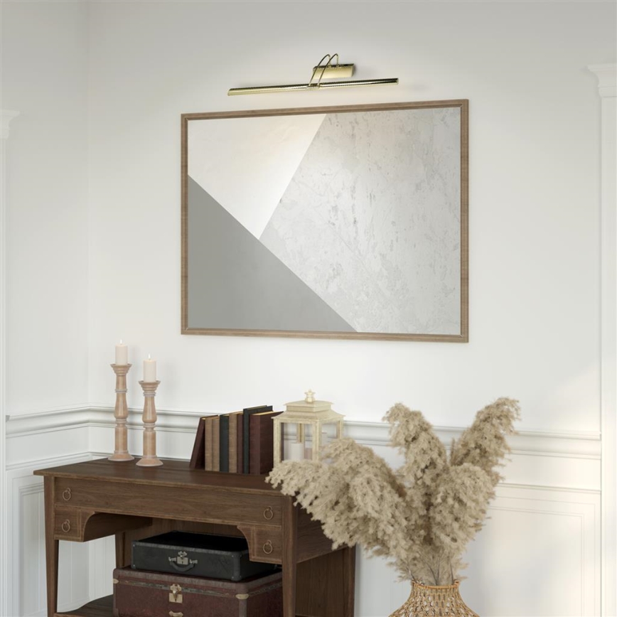 Searchlight - Luz de imagem LED LED/14W/230V dourado