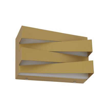 Searchlight - Aplique de parede LED SECTION LED/18W/230V dourado