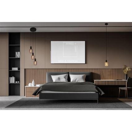 Searchlight - Candelabro num fio SQUIGGLE 1xE27/60W/230V