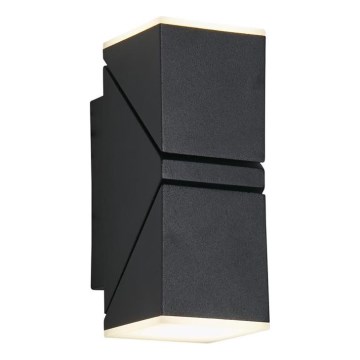 Searchlight - Aplique de parede LED para exterior MONTANA 2xLED/6W/230V IP44