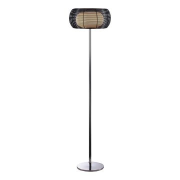 Searchlight - Candeeiro de chão 2xE27/60W/230V preto