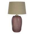 Searchlight - Candeeiro de mesa AMETHYST 1xE27/60W/230V