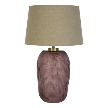 Searchlight - Candeeiro de mesa AMETHYST 1xE27/60W/230V