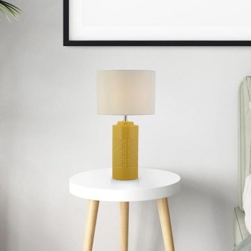 Searchlight - Candeeiro de mesa CHARLESTON 1xE27/10W/230V cerâmica