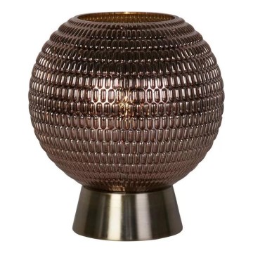 Searchlight - Candeeiro de mesa LED MILA LED/0,6W/3xAAA castanho