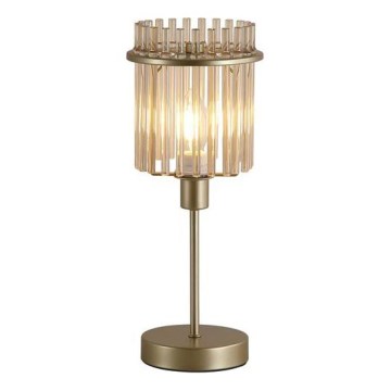 Searchlight - Candeeiro de mesa SWIZZLE 1xE14/60W/230V dourado