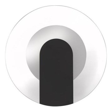 Searchlight - Candeeiro de parede LED TARGET LED/7W/230V preto