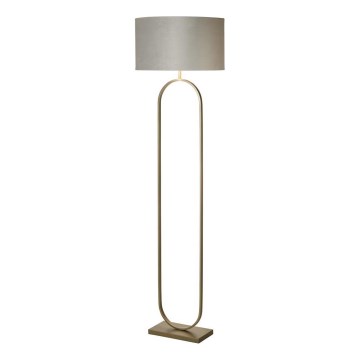 Searchlight - Candeeiro de pé MODISH 1xE27/60W/230V cinzento