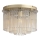 Searchlight - Candeeiro de tecto SWIZZLE 5xE14/60W/230V Ø 32 cm dourado