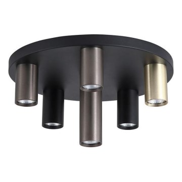 Searchlight - Candeeiro de teto TUBES 6xGU10/10W/230V, diâmetro 40 cm