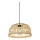Searchlight - Candeeiro suspenso BALI 1xE27/60W/230V diâmetro 40 cm bambu