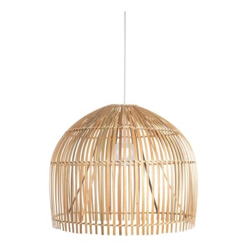 Searchlight - Candeeiro suspenso BALI 1xE27/60W/230V diâmetro 60 cm bambu