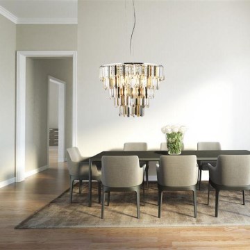 Searchlight - Candelabro num fio CLARISSA 9xE14/40W/230V