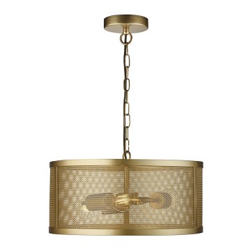 Searchlight - Candelabro numa corrente FISHNET 3xE27/60W/230V dourado