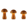 Searchlight - Conjunto de 3 Candeeiros de Mesa LED MUSHROOM LED/1,1W/5V 800 mAh