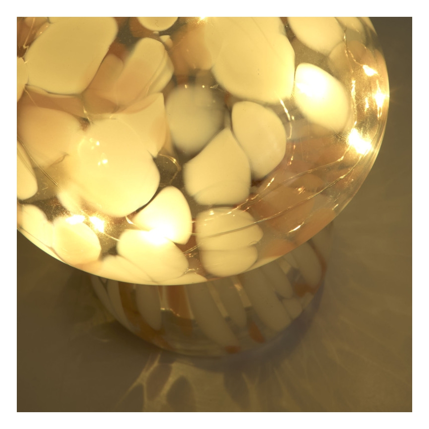 Searchlight - Candeeiro de mesa LED AMELIA LED/0,2W/230V bege