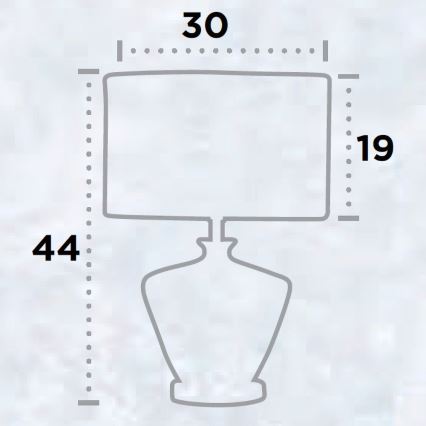 Searchlight - Lâmpada de mesa NETWORK 1xE27/60W/230V