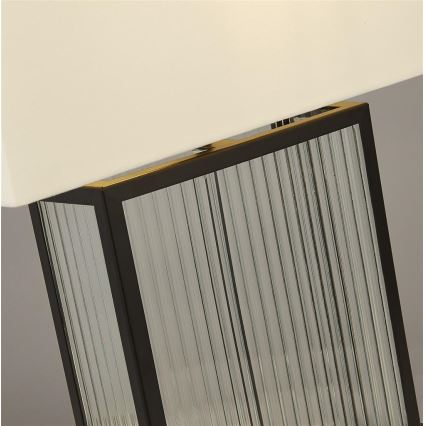 Searchlight - Candeeiro de mesa CLARENDON 1xE27/60W/230V preto