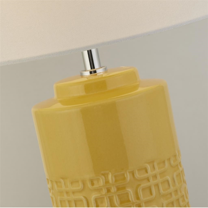 Searchlight - Candeeiro de mesa CHARLESTON 1xE27/10W/230V cerâmica