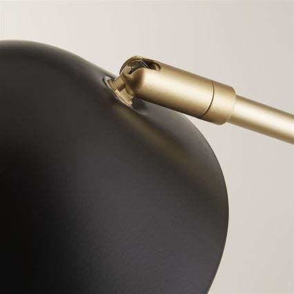 Searchlight - Candeeiro de chão SWAN 1xE27/10W/230V preto