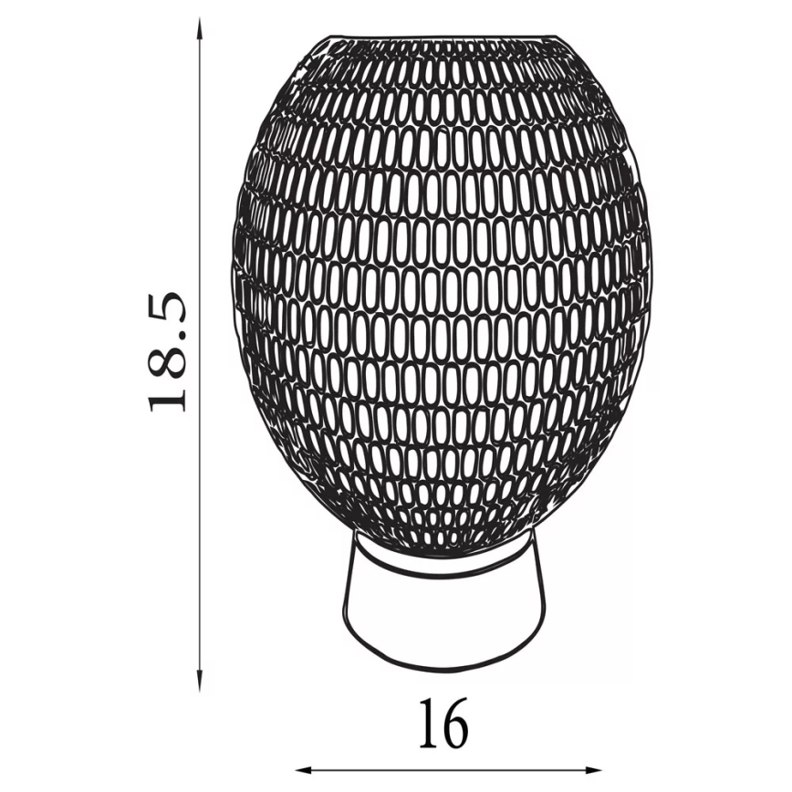 Searchlight - Candeeiro de mesa LED MILA LED/0,6W/3xAAA castanho