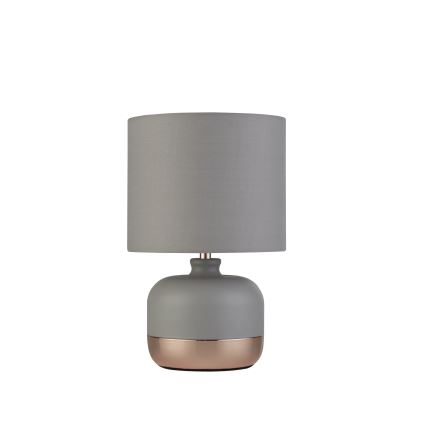 Searchlight - Candeeiro de mesa 1xE14/7W/230V cinzento