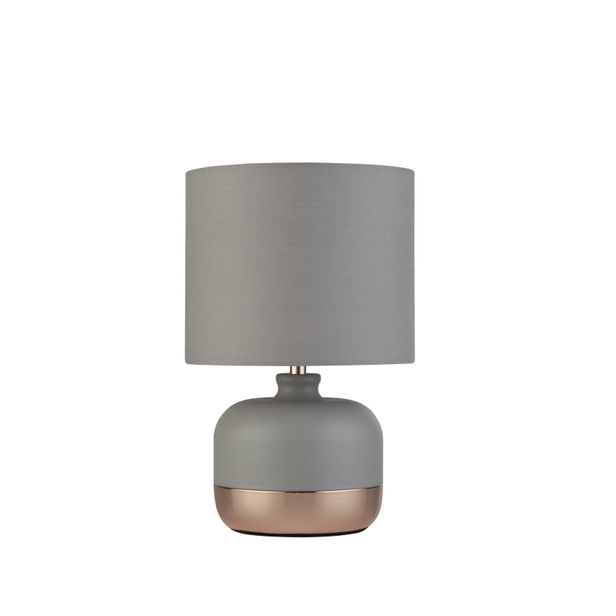 Searchlight - Candeeiro de mesa 1xE14/7W/230V cinzento